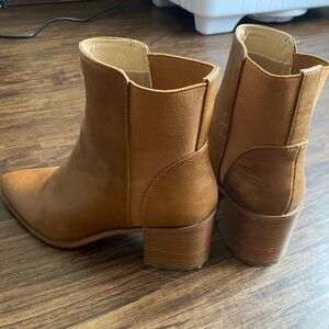 Brown Leather Ankle Boots